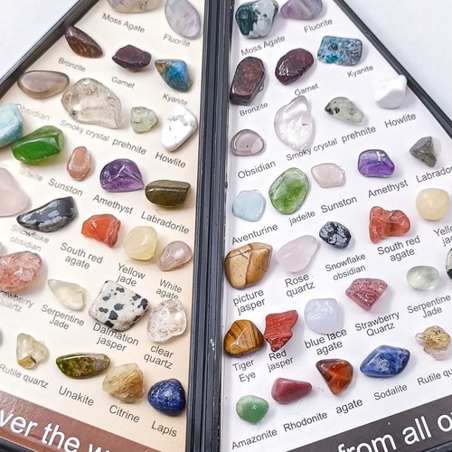 Gemstones Natural Crystal Rock Collection Raw Stone Ornament Teaching Specimen - Picture 11 of 14
