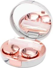 Honbay Fashion Marble Contact Lens Case Portable Contact Lens Box Kit with Mirro