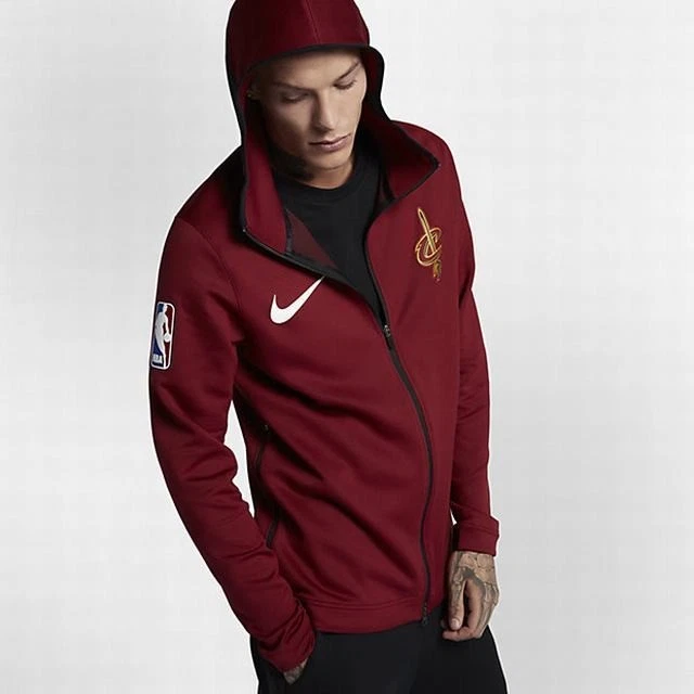 NIKE NBA CLEVELAND CAVALIERS LOGO HOODIE DARK GREY HEATHER for £50.00