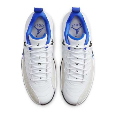 Size 7.5 - Air Jordan 12 Golf Low White Game Royal for sale online