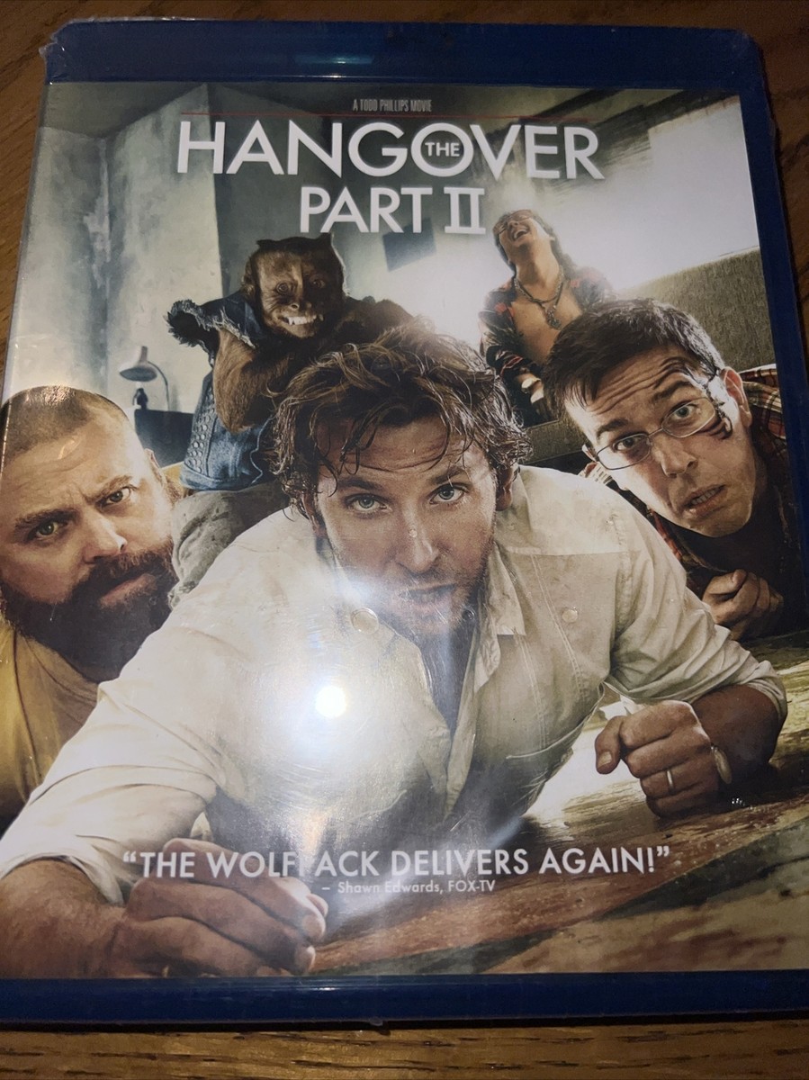 The Hangover Part II (Blu-ray/DVD, 2011, 2-Disc Set) NEW