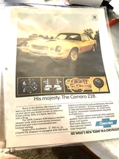 Car Craft Magazine -Jan 1978 Camero Celebration From A-Z / Ad Only in plastic