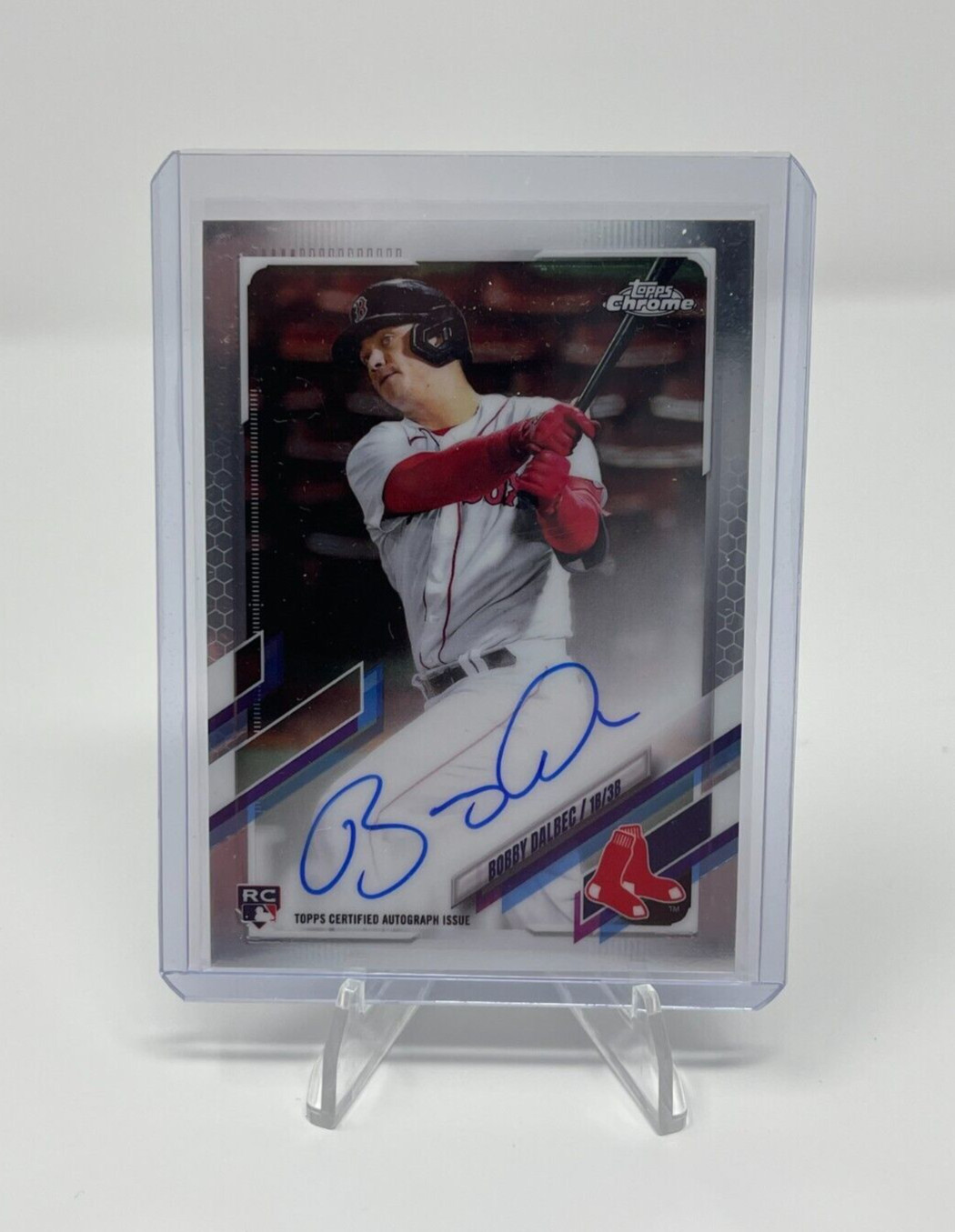 2021 Topps Chrome Bobby Dalbec Rookie Auto