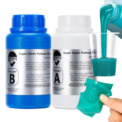 BBDINO Super Elastic Silicone Mold Making Kit Mold Making Silicone Rubber N.W.