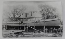 Steamship Steamer CAROLINE VINYARD real photo postcard RPPC
