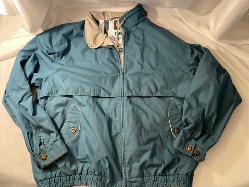 Vintage Green Khaki London fog jacket 