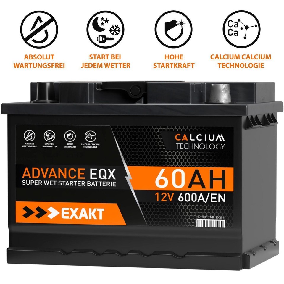 Autobatterie 60Ah 12V Starterbatterie Ersetzt 54Ah 55Ah 56Ah 61Ah 62Ah autobatterie-60ah-12v-starterbatterie-ersetzt-54ah-55ah-56ah-61ah-62ah