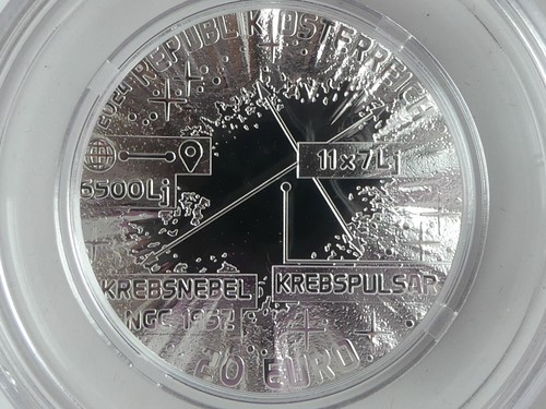 ÖSTERREICH 2024 20 EURO SILBER MÜNZE COIN PP PROOF - UNIVERSUM - SUPERNOVA - Picture 3 of 7