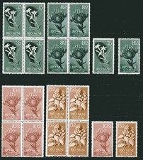 RIO MUNI 1960, FLOWERS, PLANTS, FOR CHILDREN, Sc 10-11,B1-B2 x 5, MNH