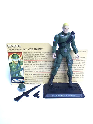 G.I. Joe 25th Anniversary General Joe Hawk 10cm Figur Hasbro Loose 100% Complete