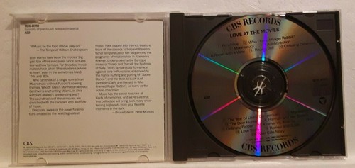 Love at the Movies (CBS Records - MDK 44993) 1989 CD - Picture 2 of 3