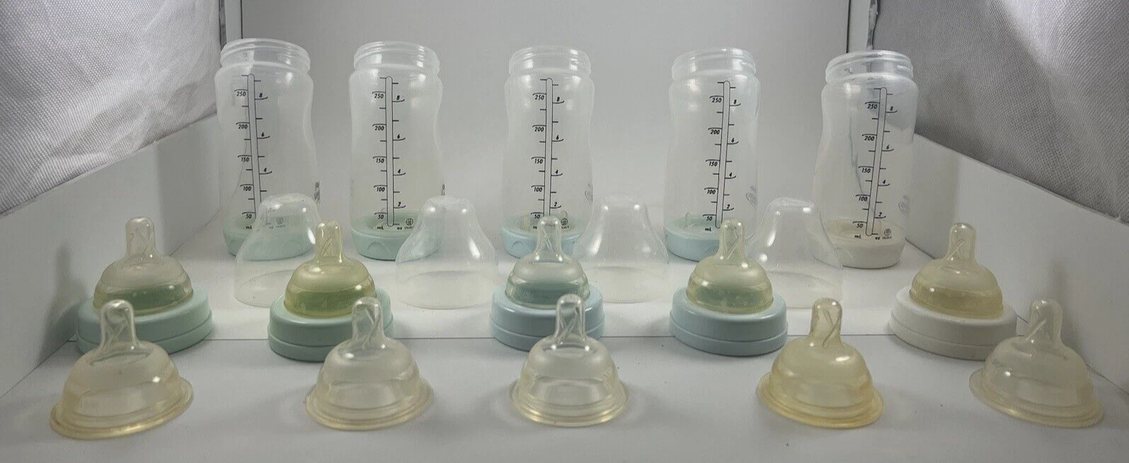 Playtex Baby VentAire, Anti-Colic Anti Reflux, 9 Oz, Bottles - Lot of 5