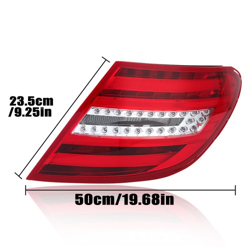 LED Tail Light Rear Lamp Brake For MERCEDES-BENZ W204 C Class 2011-12 2013 2014 - Picture 13 of 18