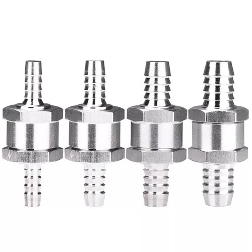 2PCS Non Return Valve One Way Inline 6/8/10/12mm Fuel Air Water Pipe Tube Hose - Picture 7 of 29
