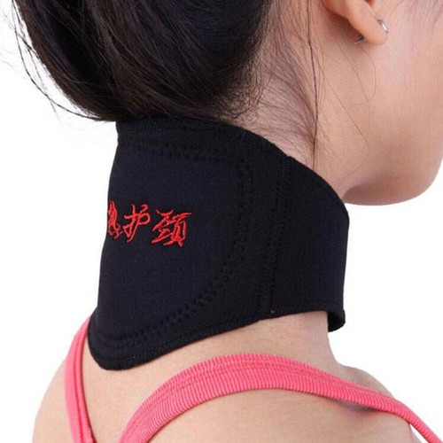 Selbsterwärmende Magnetische Nackenstütze Halsband Schmerzlinderung Wärmekissen Turmalin - Bild 7 von 11