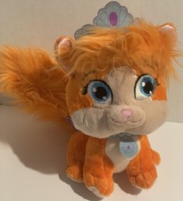 DISNEY PRINCESS PALACE PETS TREASURE Cat Ariel's Kitten 9" Orange Plush