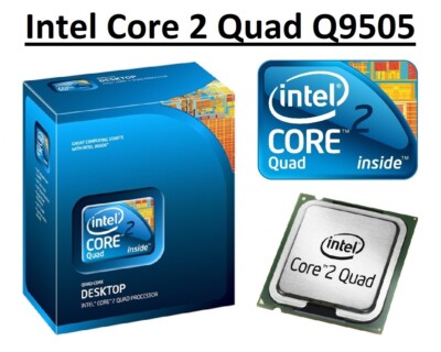 Intel Core 2 Quad Q9505 SLGYY 2,83GHz, 6MB Cache, 4 Core, Sockel LGA775, 95W CPU