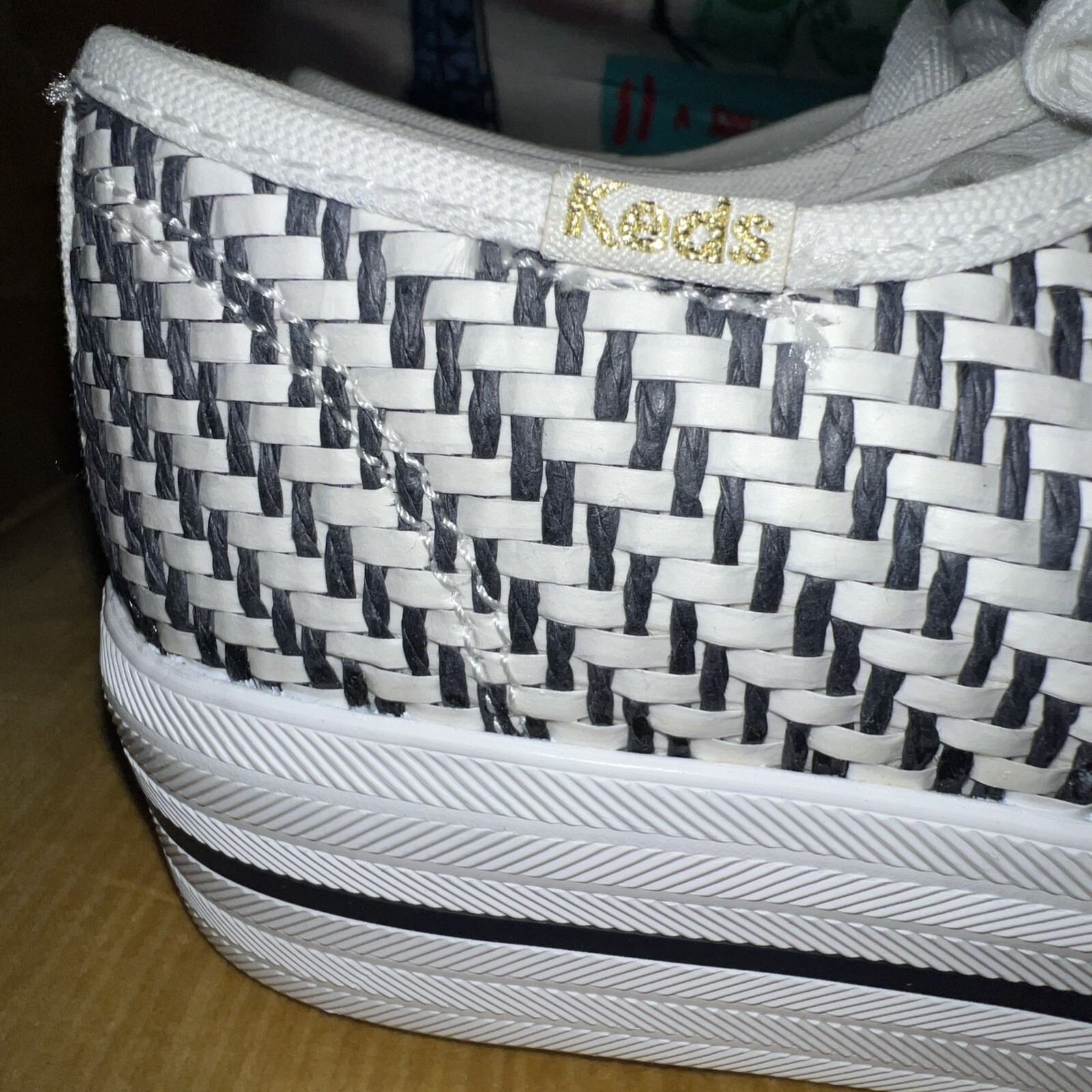 Keds X Kate Spade New York Triple Up Woven Sneakers Women's 8 NEW SOLD OUT image 10