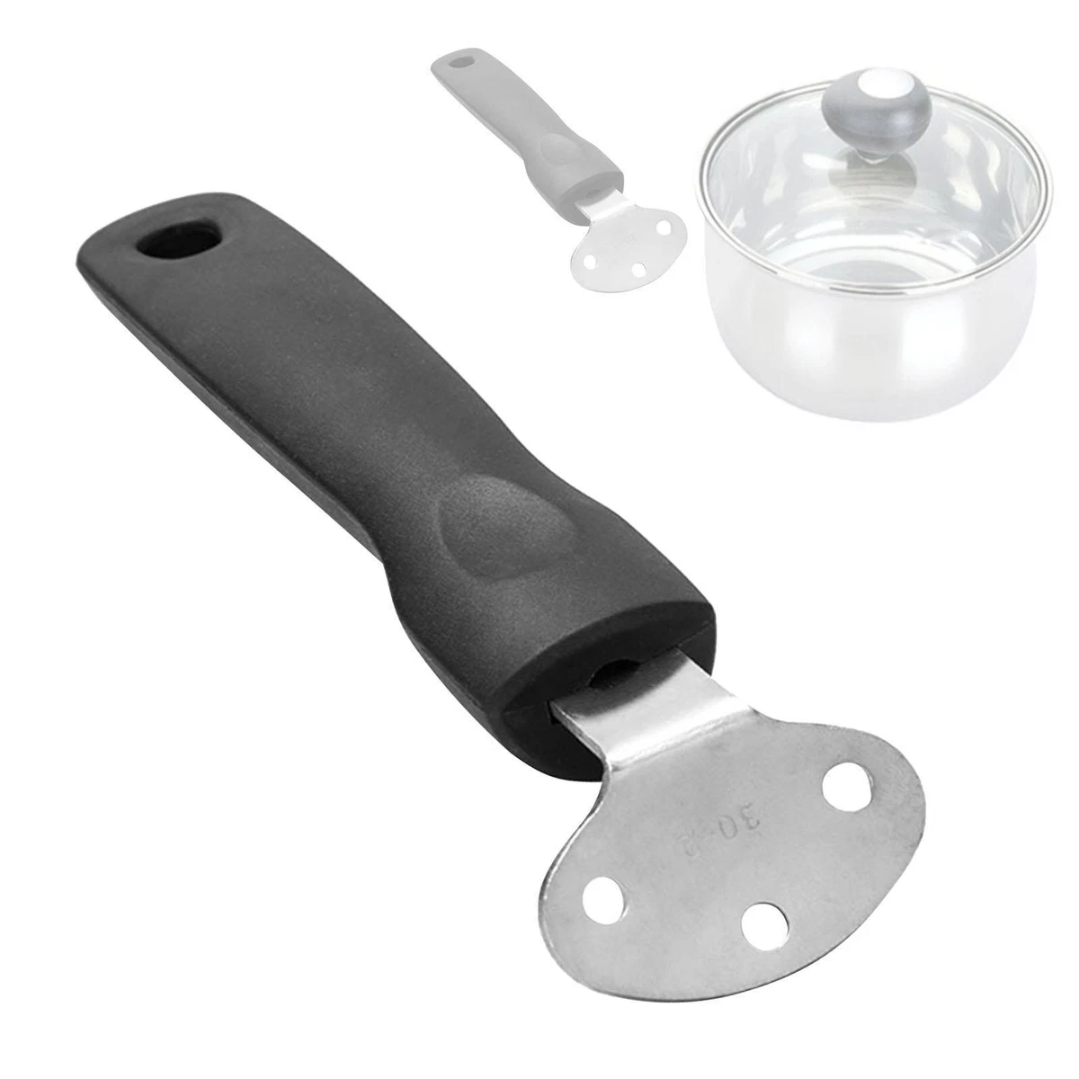 Replacement Pot Handle with Screws Pan Handle Removable Handle for Woks Saucepan