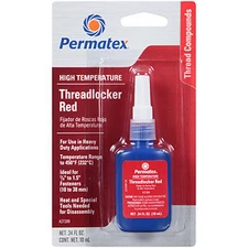 Permatex 27200 Hi-Temp Threadlocker Red - Each