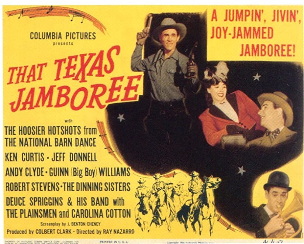 THAT TEXAS JAMBOREE 1946 RARE WESTERN MUSICAL ON DVD-R KEN
