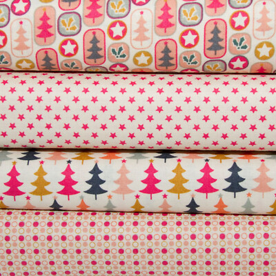Serie Scandi Christmas  Weihnachtsstoff Stoffe Patchwork