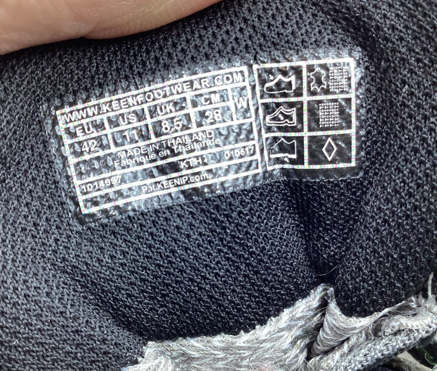 KEEN Scarpe da trekking Targhee da donna verdi impermeabili in pelle taglia US 11