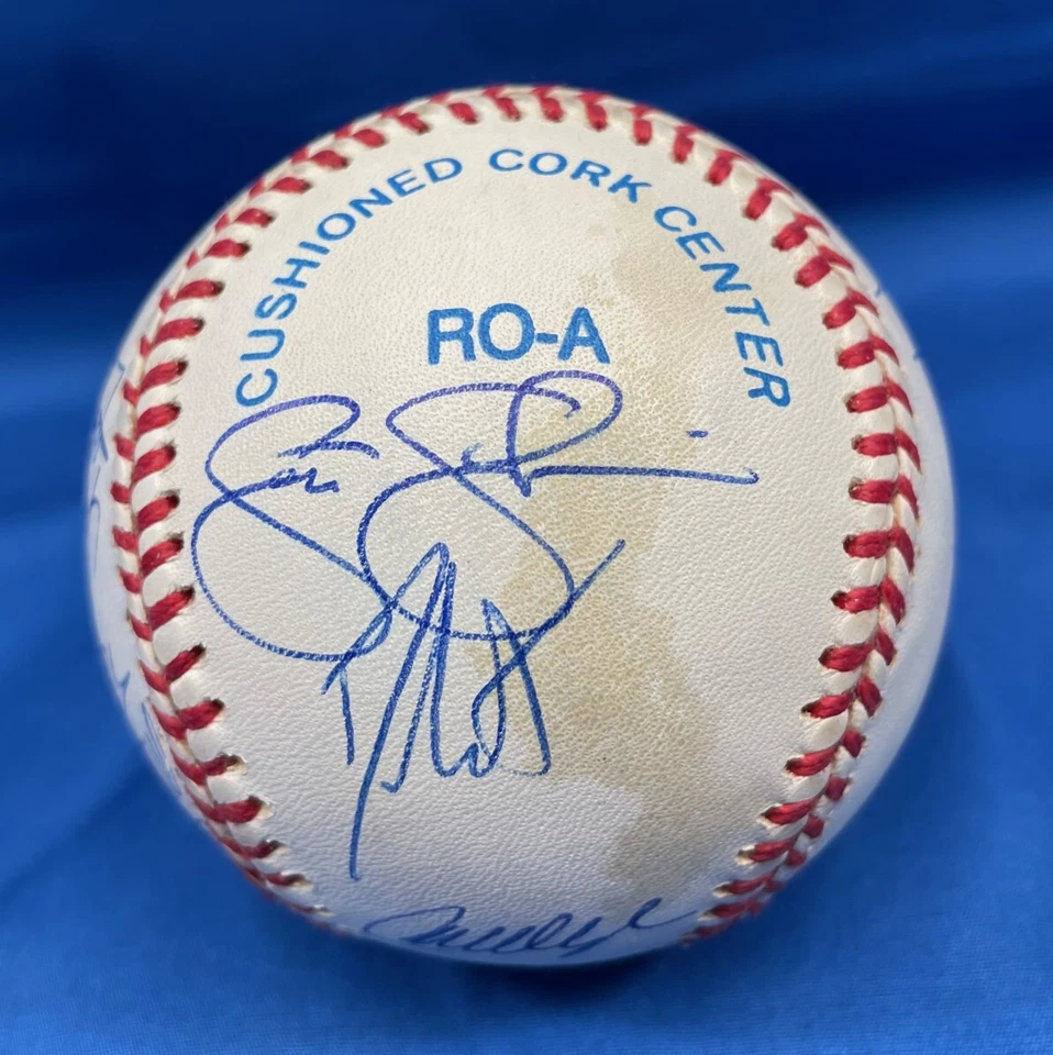 1999 Anaheim Angels Autographed Ball & Plastic Case T Glaus T Salmon 20 Others - Image 4 of 4