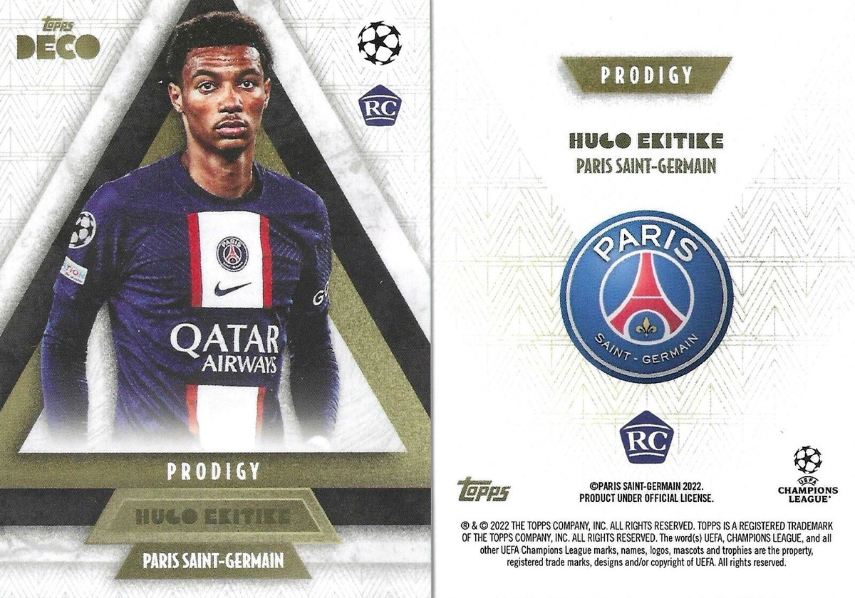 ひ*ろ様 Topps Chrome EKITIKE auto サインROOKIE 2022-23 Topps Chrome UEFA Club Competitions Hugo Ekitike RC