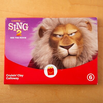 2021 Sing 2 - McDonald's Happy Meal Toys (Sold Separately) Collect