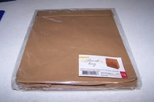 Ankyo Brown Kraft Paper Lunch Bag 1 Count Wipe Clean Only NEW in Sealed Pack