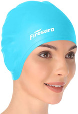 Swim Cap, Original Updated Swimming Cap 3D Ergonomic Design Comfortable Durable
