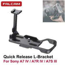 FALCAM F22 & F38 Quick Release L Bracket Plate W/ Cold Shoe For Sony A7M4 A7S3
