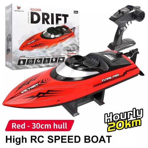 Kids Outdoor Racing Ship Toy Gift RC Boat Remote Control Speed Boat Collection - Picture 6 of 244