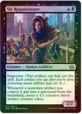 1 x Sly Requisitioner - Foil - Aether Revolt -LP-Magic The Gathering-MTG - QXQ01