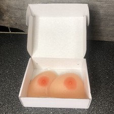 Vollence Silicone Breast A Cup Forms Mastectomy Bra Enhancer Nude Ships Free 