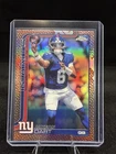 2025 Topps Chrome Jaxson Dart Football Leather Refractor Rookie RC #306