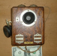 Vintage Western Electric Inter Phone,1913,Old Intercom,Telephone,Antique Oak Box