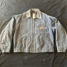 J97 PTL Carhartt Detroit Jacket Petrol BlanketLined XL Regular 2001 LikeNew