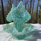 Vintage Fenton Epergne Carnival Glass