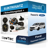 FüR Ford Tourneo Connect 09.2013-05.2018 Towtec E-Satz 7Polig Fahrzeugspezifisch