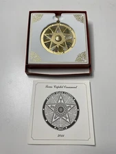2011 Texas State Capitol Front Gates Christmas Ornament W/ Box  & Pamphlet