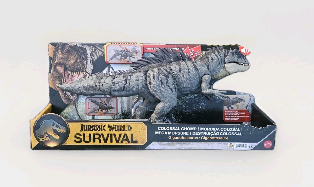 Jurassic World Survival Colossal Chomp Giganotosaurus Figure Big