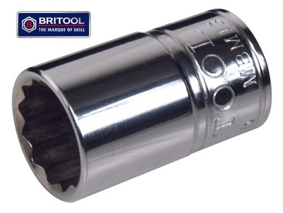 Britool England 3/8'' Antrieb AF Steckschlüssel 12 Punkt Bi-Hex 1/4''-1'' hergestellt in UK