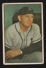 JIMMY DYKES athletics A'S 1953 BOWMAN COLOR #31 FAIR
