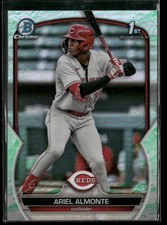 2023 Bowman #BCP-78 Ariel Almonte Chrome Prospects Lunar Glow Refractors