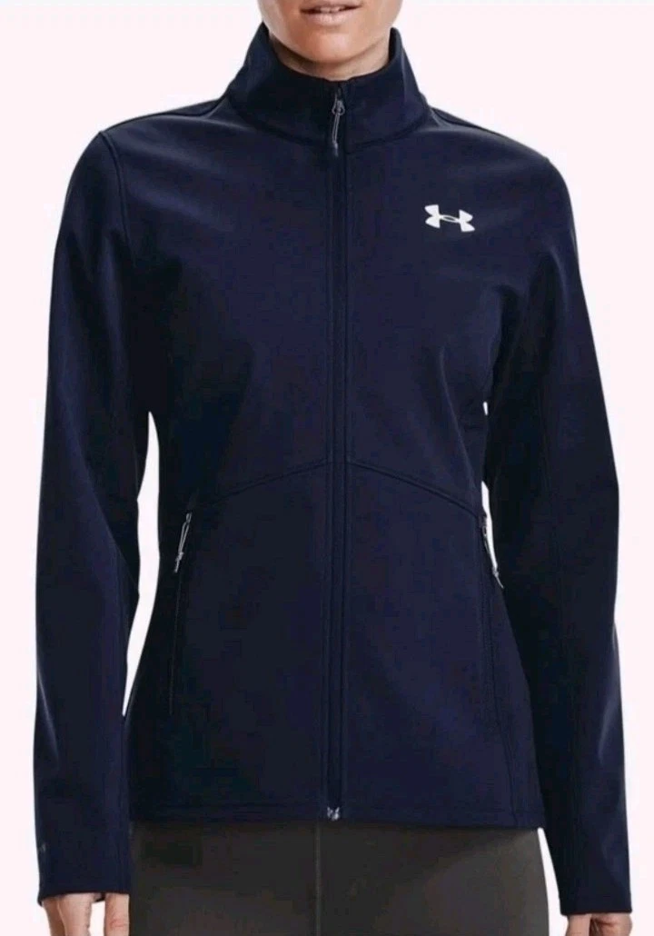 Women's Under Armour Soft Shell Shield Jacket S Storm ColdGear Infrared Small