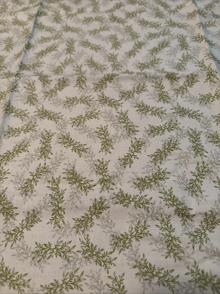 Western Washington Quilt Shop Hop By Clothworks Cotton “Green Leaves” 44” x 36” - Image 2 of 3