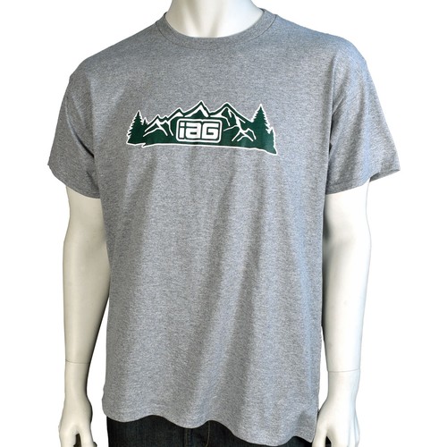 IAG Off-Road Men's Mountain Logo Gray T-Shirt - Picture 5 of 9