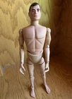 Vintage 1964 HASBRO GI Joe TM FIGURE EARLY Letter Limbs & Features BROWN HAIR